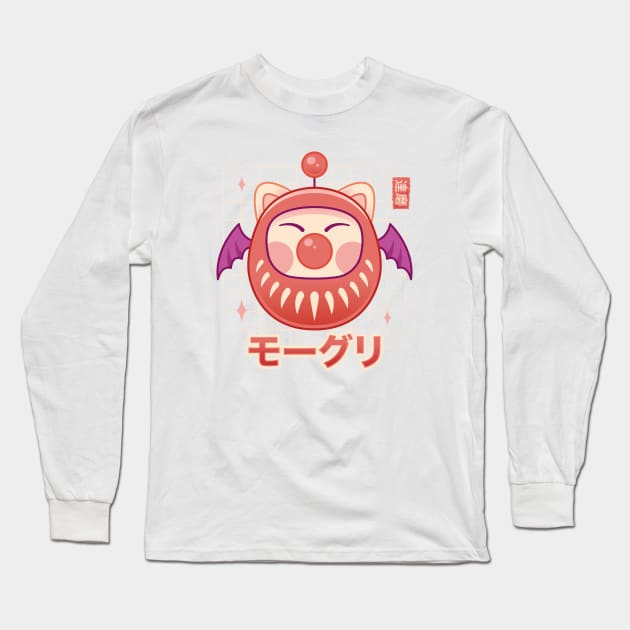 Moogle Daruma Long Sleeve T-Shirt by Lagelantee